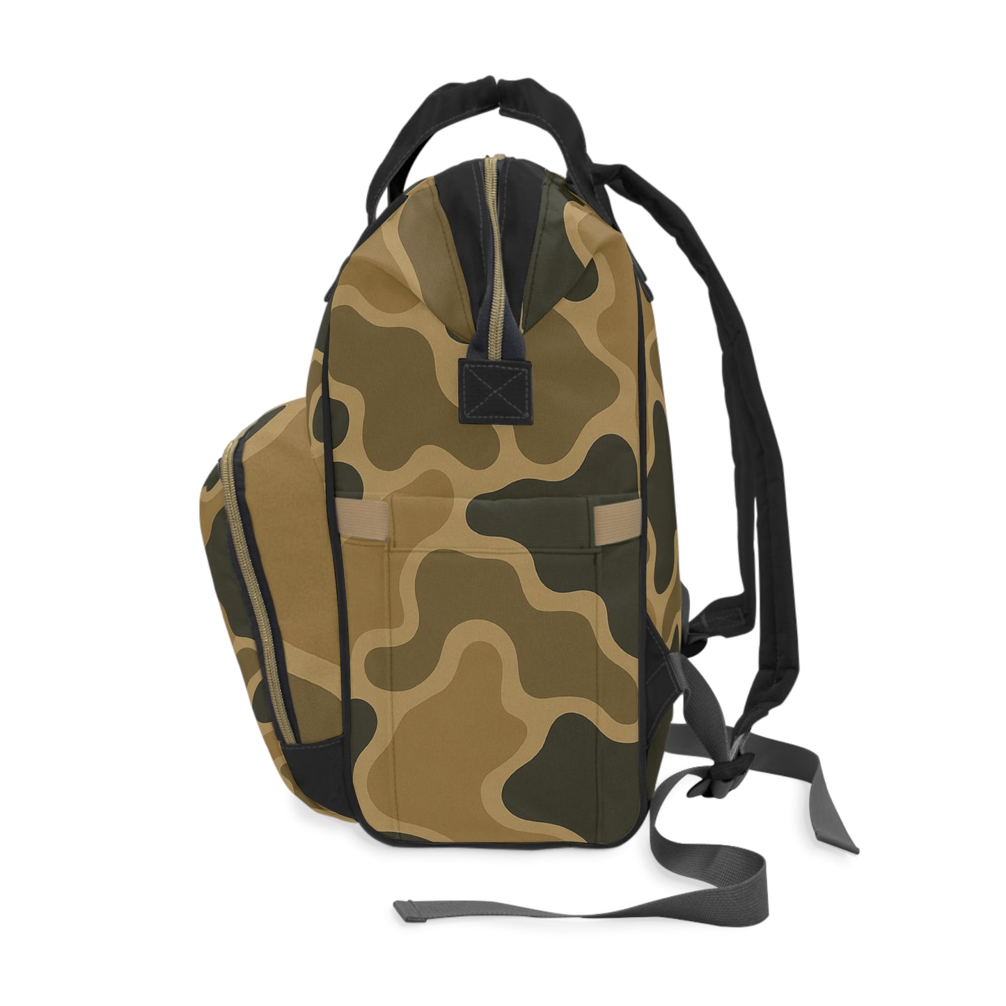 Eastern Limit Co. Camo Multifunctional Diaper Backpack — Insulated Bottle Pockets & Changing Pad