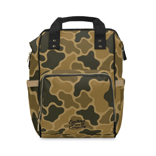 Eastern Limit Co. Camo Multifunctional Diaper Backpack — Insulated Bottle Pockets & Changing Pad